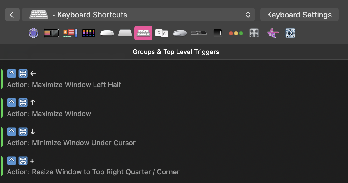 Custom Chrome Shortcut Screenshot