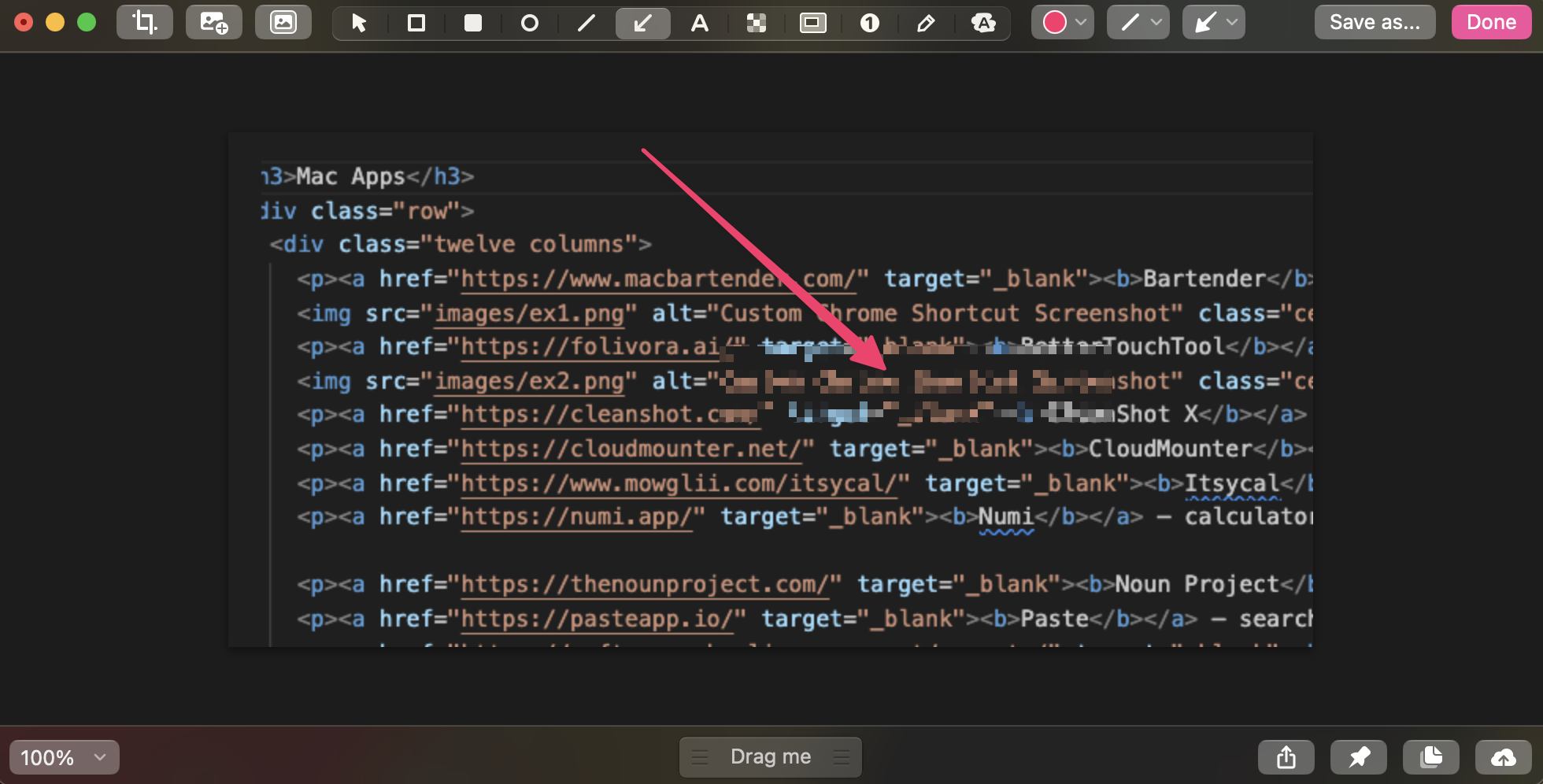 Custom Chrome Shortcut Screenshot